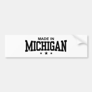 Made in Michigan Autoaufkleber