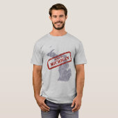 Made in Michigan Grunge Mens Gray T - Shirt (Vorne ganz)