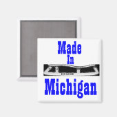 Made in Michigan Ice Dance Magnet (Vorderseite/Rückseite)
