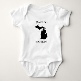 Made in Michigan MI Baby Bodysuit Baby Strampler
