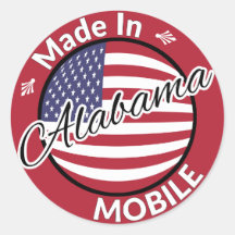 Made in Mobile Alabama US Flagge Flag