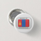 Made in Mongolia Button (Vorne & Hinten)