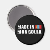 Made in Mongolia Magnet (Vorderseite/Rückseite)