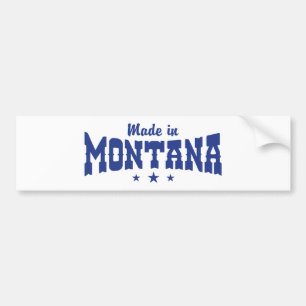 Made in Montana Autoaufkleber