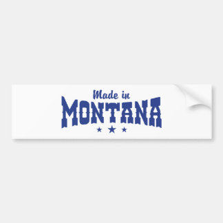 Made in Montana Autoaufkleber
