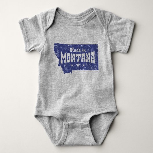 Made in Montana Baby Strampler (Vorderseite)