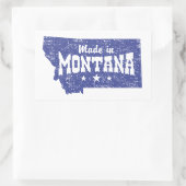 Made in Montana Rechteckiger Aufkleber (Tasche)