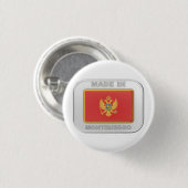 Made in Montenegro Button (Vorne & Hinten)