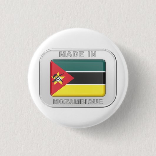 Made in Mosambik Button (Vorderseite)