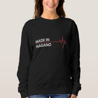 Made in Nagano Japan Ort der Geburt Heimat Sweatshirt