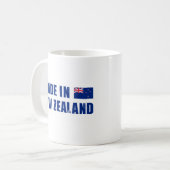 Made in Neuseeland Kaffeetasse (Vorderseite Links)