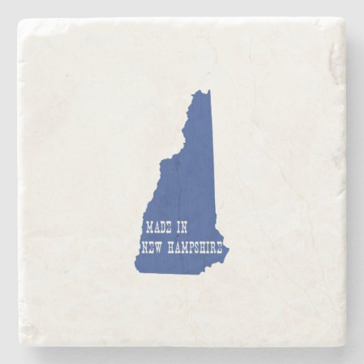Made in New Hampshire Staat Shaped Granite Stater Steinuntersetzer (Vorderseite)