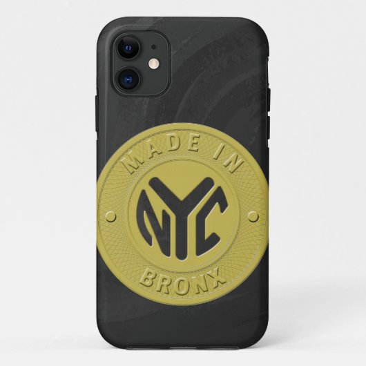 Made in New York Bronx Case-Mate iPhone Hülle (Rückseite)
