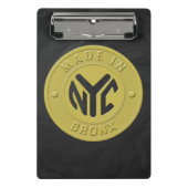 Made in New York Bronx Mini Klemmbrett (Vorderseite)
