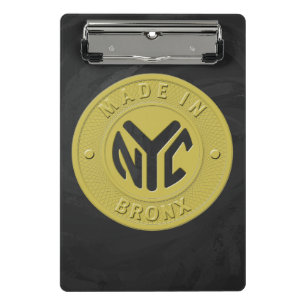 Made in New York Bronx Mini Klemmbrett