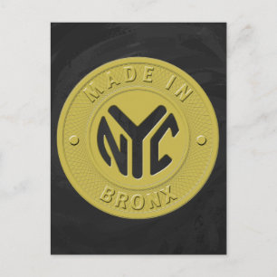 Made in New York Bronx Postkarte