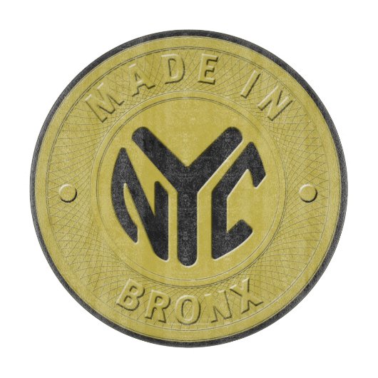 Made in New York Bronx Schneidebrett (Vorderseite)