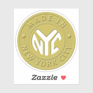 Made in New York City Token Aufkleber