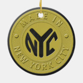 Made in New York Keramik Ornament (Hinten)