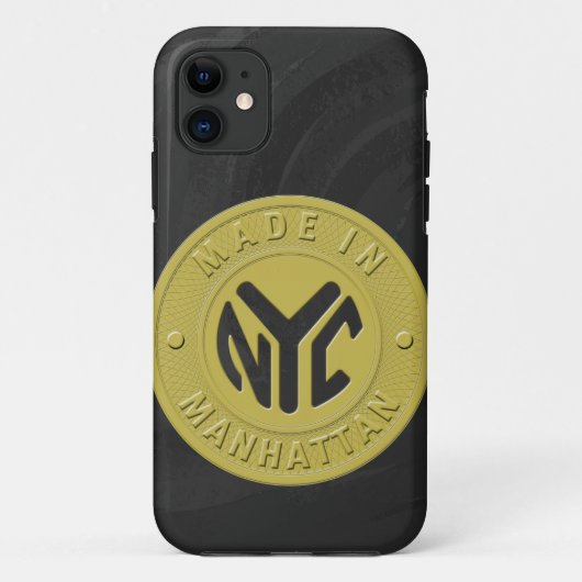 Made in New York Manhattan Case-Mate iPhone Hülle (Rückseite)
