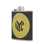 Made in New York Manhattan Flachmann (Links)