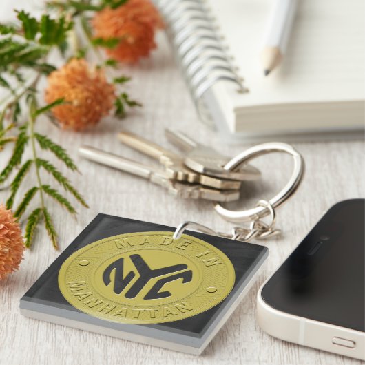 Made in New York Manhattan Schlüsselanhänger (Vorderseite rechts)