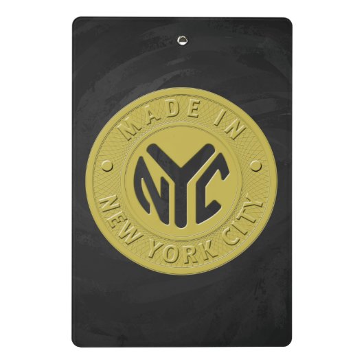 Made in New York Mini Klemmbrett (Rückseite)