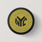 Made in New York Queens Button (Vorderseite)