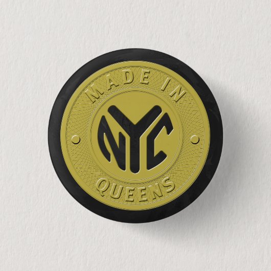 Made in New York Queens Button (Vorderseite)