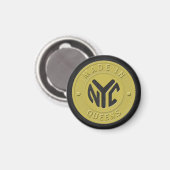 Made in New York Queens Magnet (Vorderseite/Rückseite)
