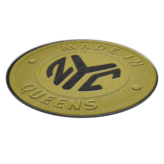 Made in New York Queens Schneidebrett (Ecke)