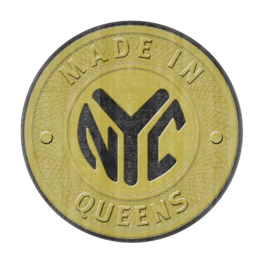 Made in New York Queens Schneidebrett (Vorderseite)