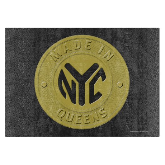 Made in New York Queens Schneidebrett (Vorderseite)