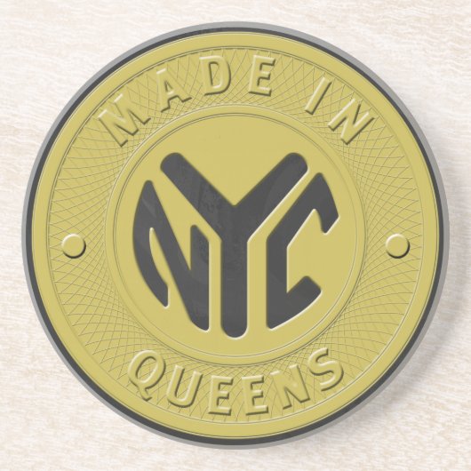 Made in New York Queens Untersetzer (Vorne)