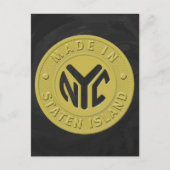 Made in New York Staten Island Postkarte (Vorderseite)