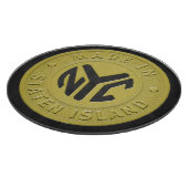 Made in New York Staten Island Schneidebrett (Ecke)