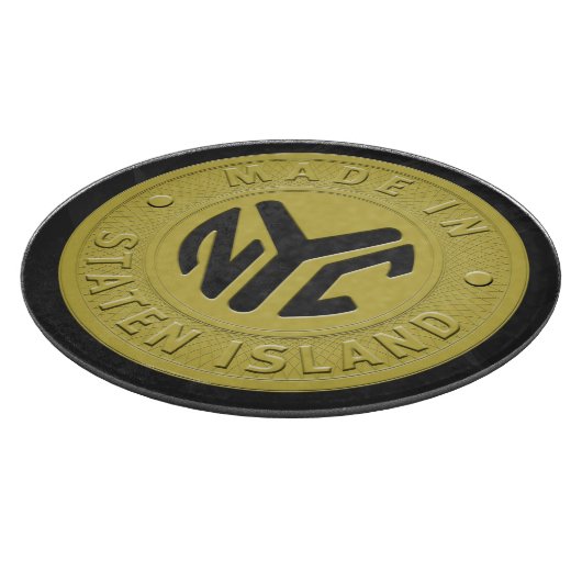 Made in New York Staten Island Schneidebrett (Ecke)