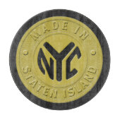 Made in New York Staten Island Schneidebrett (Vorderseite)