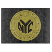 Made in New York Staten Island Schneidebrett (Vorderseite)