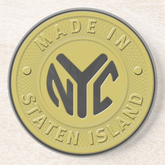 Made in New York Staten Island Untersetzer (Vorne)