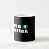 Made in Nigeria Kaffeetasse (Vorderseite Links)