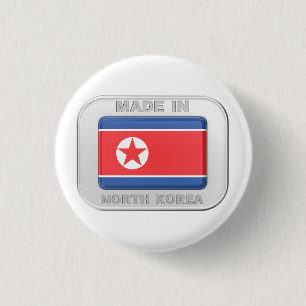 Made in Nordkorea Button