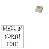 Made in North Pole Gummistempel (Stempel)