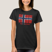 Made in Norway Flag Barcode T-Shirt (Vorderseite)