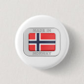 Made in Norwegen Button (Vorderseite)