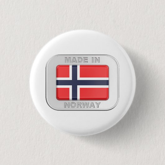 Made in Norwegen Button (Vorderseite)