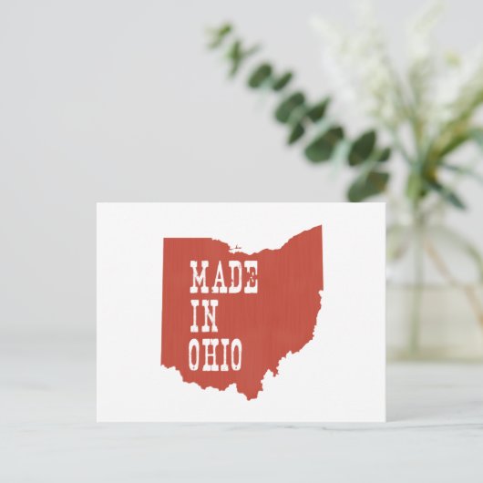Made in Ohio Postcard Postkarte (Stehend Vorderseite)