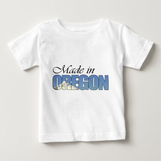 Made in Oregon ... Einzigartige Babyduschgeschenke Baby T-shirt (Vorderseite)