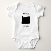 Made in Oregon OR Baby Bodysuit Baby Strampler (Vorderseite)