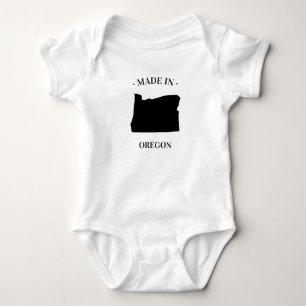 Made in Oregon OR Baby Bodysuit Strampler